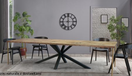 Grey empty room with black clock lamp and niche, carpet style, office style.